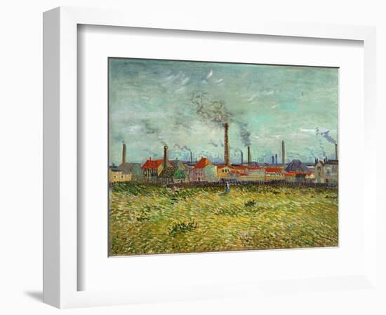 Factories at Clichy, 1887-Vincent van Gogh-Framed Giclee Print