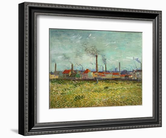 Factories at Clichy, 1887-Vincent van Gogh-Framed Giclee Print