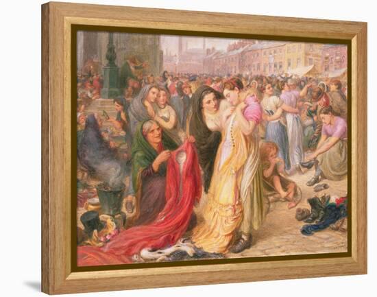 Factory Girls at the Old Clothes Fair, Knott Mill, 1875-Frederic James Shields-Framed Premier Image Canvas