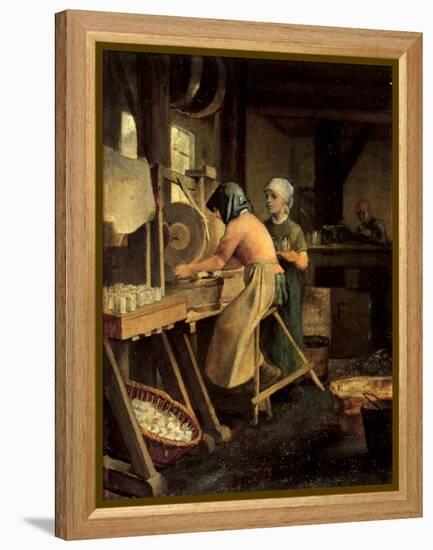 Factory Girls-Constantin Emile Meunier-Framed Premier Image Canvas