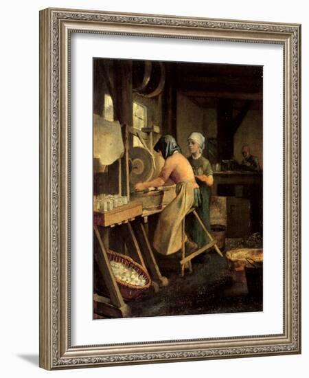 Factory Girls-Constantin Emile Meunier-Framed Giclee Print