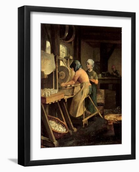 Factory Girls-Constantin Emile Meunier-Framed Giclee Print