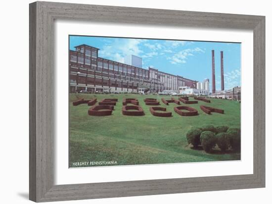 Factory Lawn, Hershey, Pennsylvania-null-Framed Art Print