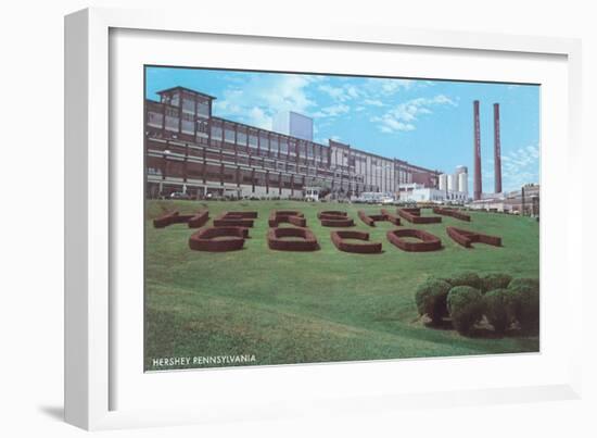 Factory Lawn, Hershey, Pennsylvania-null-Framed Art Print