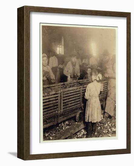 Factory of Lowden Canning Company-Lewis Wickes Hine-Framed Photographic Print