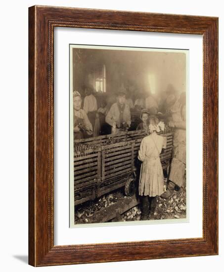 Factory of Lowden Canning Company-Lewis Wickes Hine-Framed Photographic Print