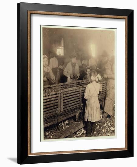 Factory of Lowden Canning Company-Lewis Wickes Hine-Framed Photographic Print