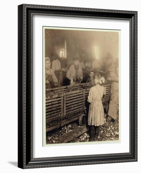 Factory of Lowden Canning Company-Lewis Wickes Hine-Framed Photographic Print