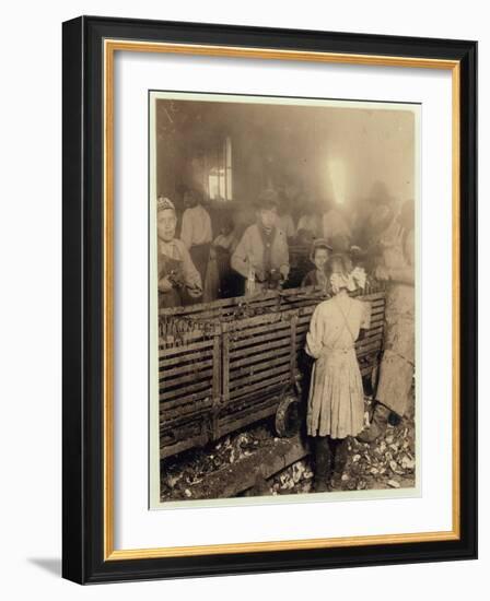 Factory of Lowden Canning Company-Lewis Wickes Hine-Framed Photographic Print