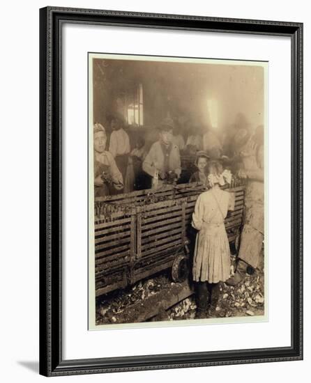 Factory of Lowden Canning Company-Lewis Wickes Hine-Framed Photographic Print