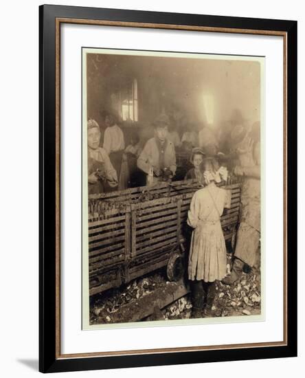 Factory of Lowden Canning Company-Lewis Wickes Hine-Framed Photographic Print