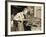 Factory Worker at the Paragon Rubber Company, Massachusetts, 1936-Lewis Wickes Hine-Framed Photographic Print