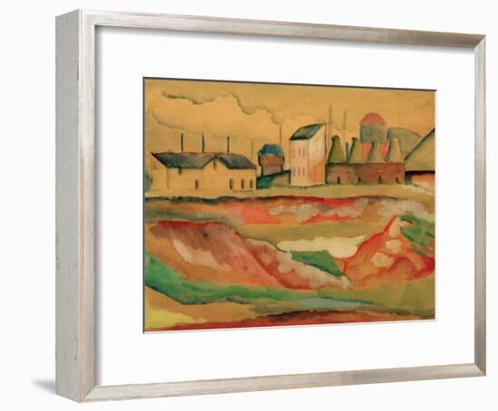 Factory-Auguste Macke-Framed Giclee Print