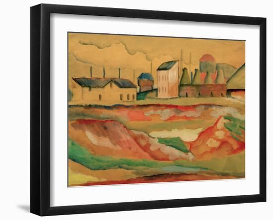 Factory-Auguste Macke-Framed Giclee Print