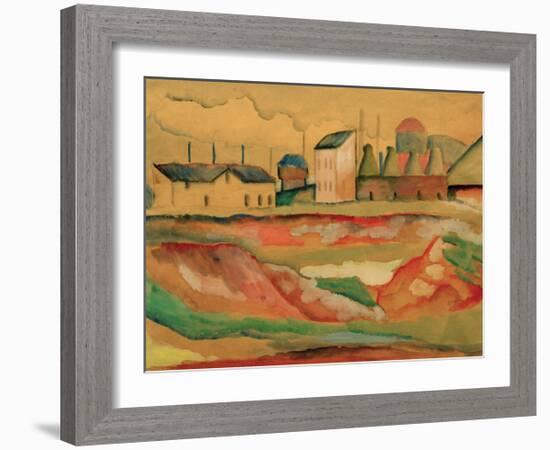 Factory-Auguste Macke-Framed Giclee Print