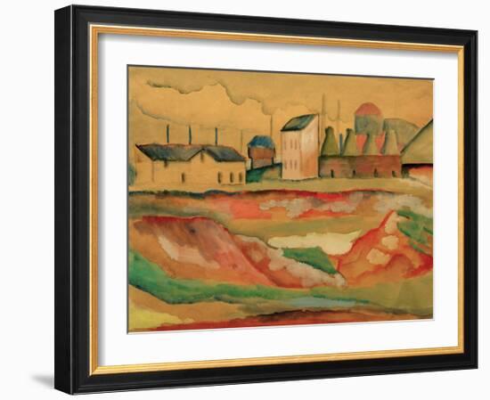 Factory-Auguste Macke-Framed Giclee Print