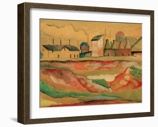 Factory-Auguste Macke-Framed Giclee Print