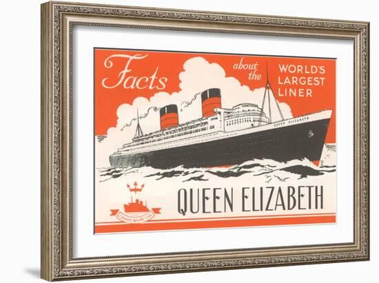 Facts about the Queen Elizabeth-null-Framed Art Print