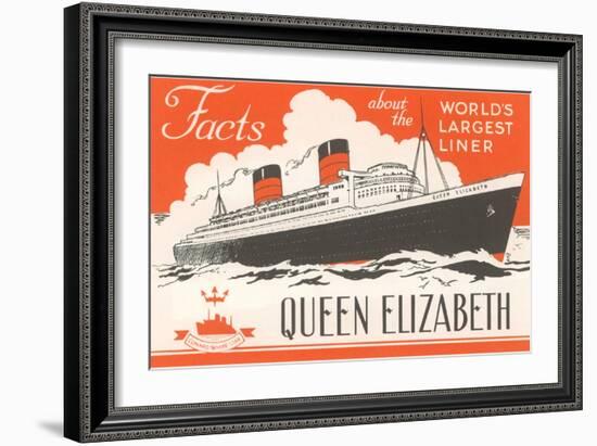 Facts about the Queen Elizabeth-null-Framed Art Print