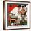 "Facts of Life", July 14,1951-Norman Rockwell-Framed Premium Giclee Print