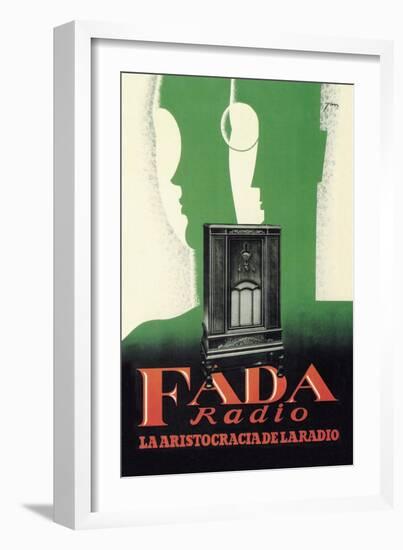 Fada Radio, La Aristocracia de la Radio-M. Miralles-Framed Art Print