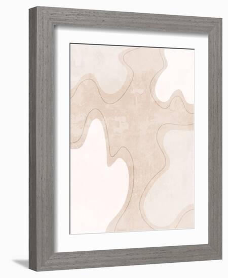 Faded Curves-Adebowale-Framed Art Print