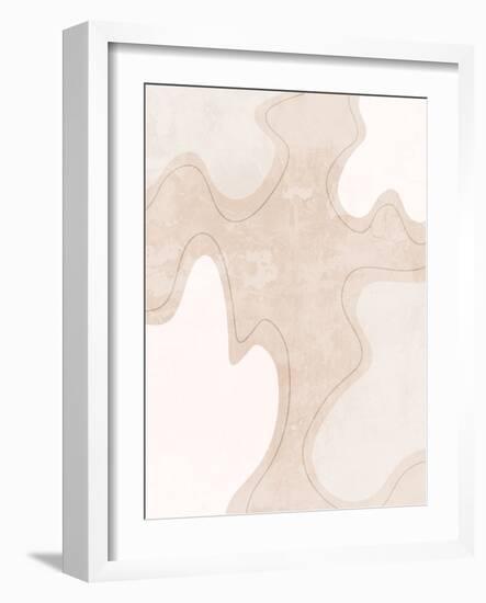 Faded Curves-Adebowale-Framed Art Print