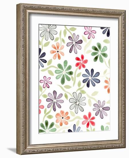 Faded Flowers I-Nikki Galapon-Framed Art Print