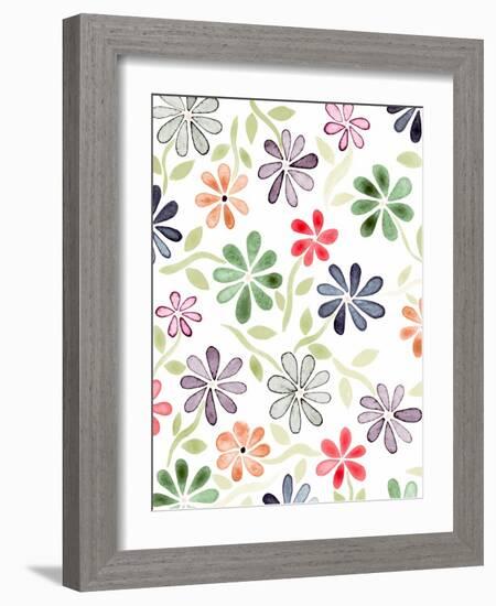 Faded Flowers I-Nikki Galapon-Framed Art Print