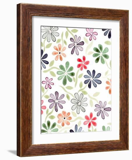 Faded Flowers I-Nikki Galapon-Framed Art Print