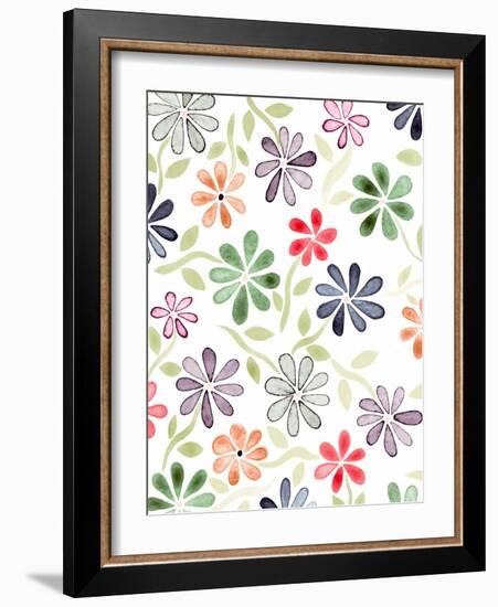 Faded Flowers I-Nikki Galapon-Framed Art Print