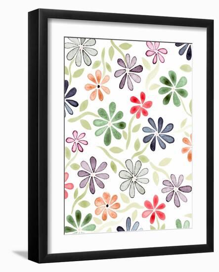 Faded Flowers I-Nikki Galapon-Framed Art Print