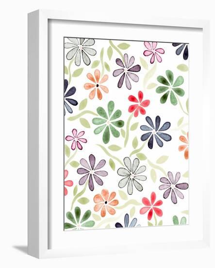 Faded Flowers I-Nikki Galapon-Framed Art Print