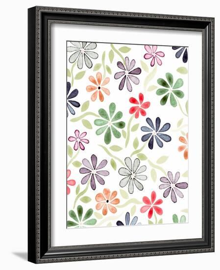 Faded Flowers I-Nikki Galapon-Framed Art Print