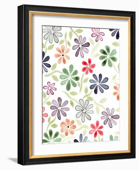 Faded Flowers I-Nikki Galapon-Framed Art Print