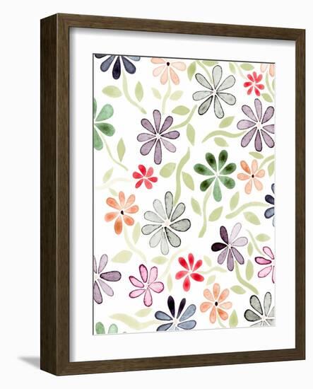 Faded Flowers II-Nikki Galapon-Framed Art Print