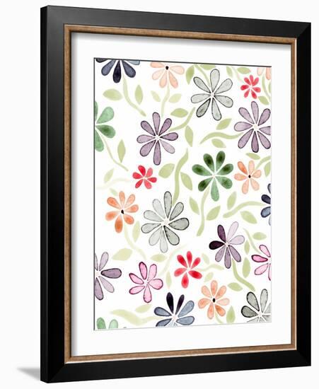 Faded Flowers II-Nikki Galapon-Framed Art Print