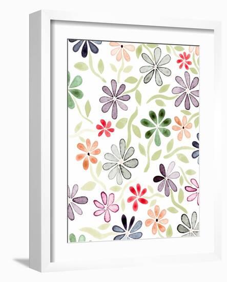 Faded Flowers II-Nikki Galapon-Framed Art Print