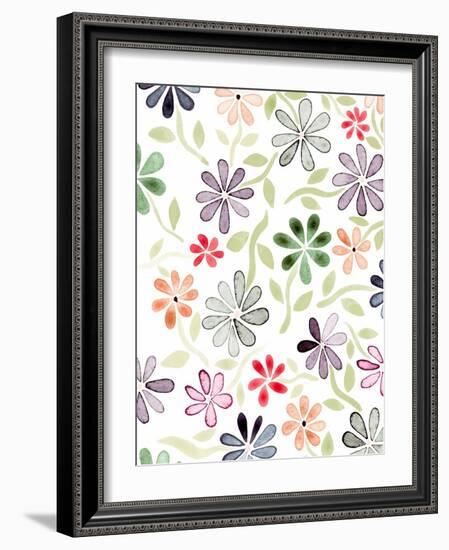 Faded Flowers II-Nikki Galapon-Framed Art Print