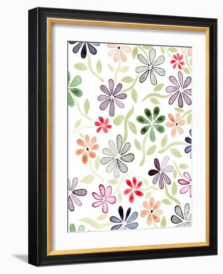 Faded Flowers II-Nikki Galapon-Framed Art Print
