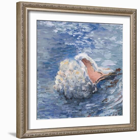 Faded into the Shore II-Walt Johnson-Framed Art Print