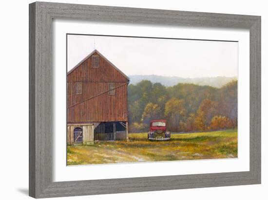 Faded Reds-Jerry Cable-Framed Art Print