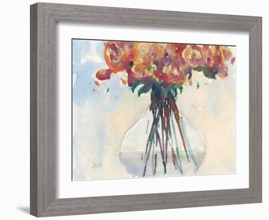 Faded Roses II-Samuel Dixon-Framed Art Print