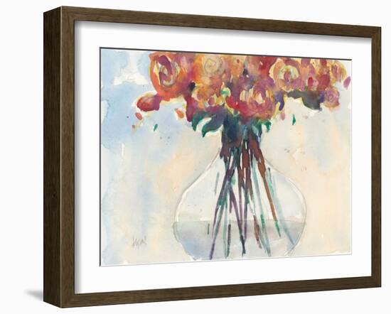 Faded Roses II-Samuel Dixon-Framed Art Print