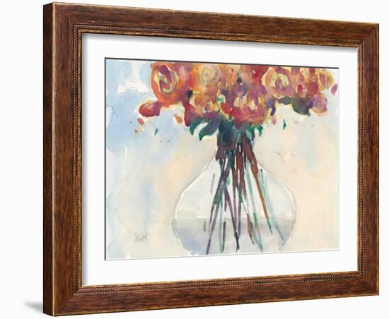 Faded Roses II-Samuel Dixon-Framed Art Print