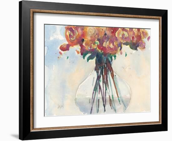 Faded Roses II-Samuel Dixon-Framed Art Print