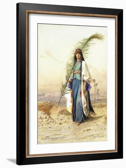 Fadimeh, The Daughter of Aghile Agha-Carl Haag-Framed Giclee Print