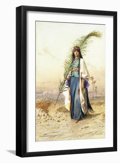 Fadimeh, The Daughter of Aghile Agha-Carl Haag-Framed Giclee Print