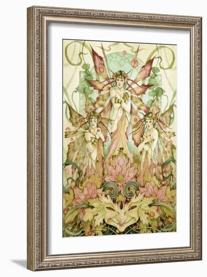 Faerie Graces-Linda Ravenscroft-Framed Giclee Print