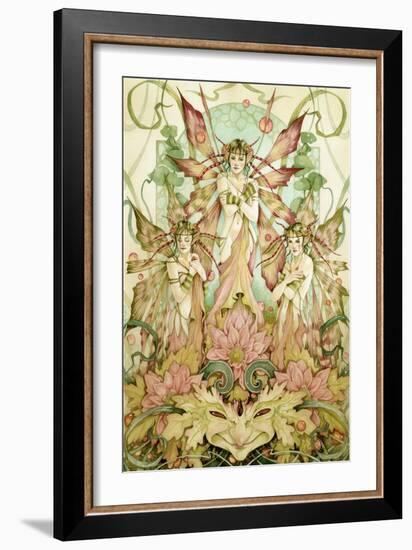 Faerie Graces-Linda Ravenscroft-Framed Giclee Print